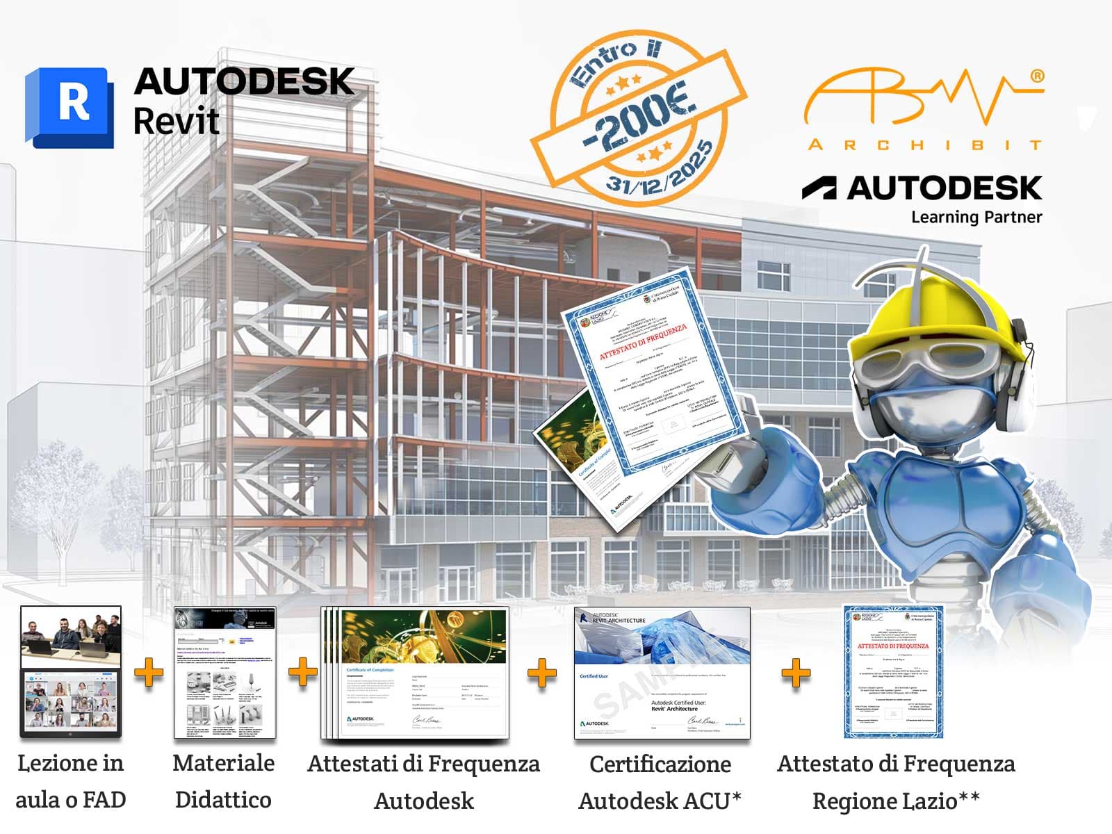 Revit BIM Specialist – 200 ore